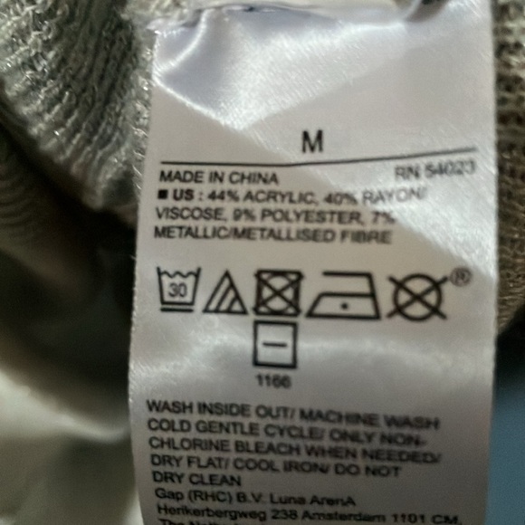 Banana Republic: Silver Sparkle Turtleneck Sweater Tank Top- M - Picture 12 of 16